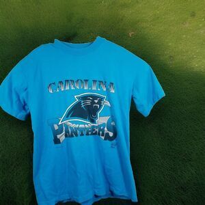 Vintage Carolina Panthers Tee Shirt Men Medium Graphic  Single Stitched 1993 90s